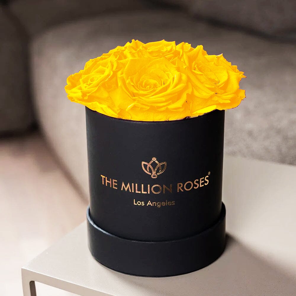 Basic Black Box | Yellow Roses