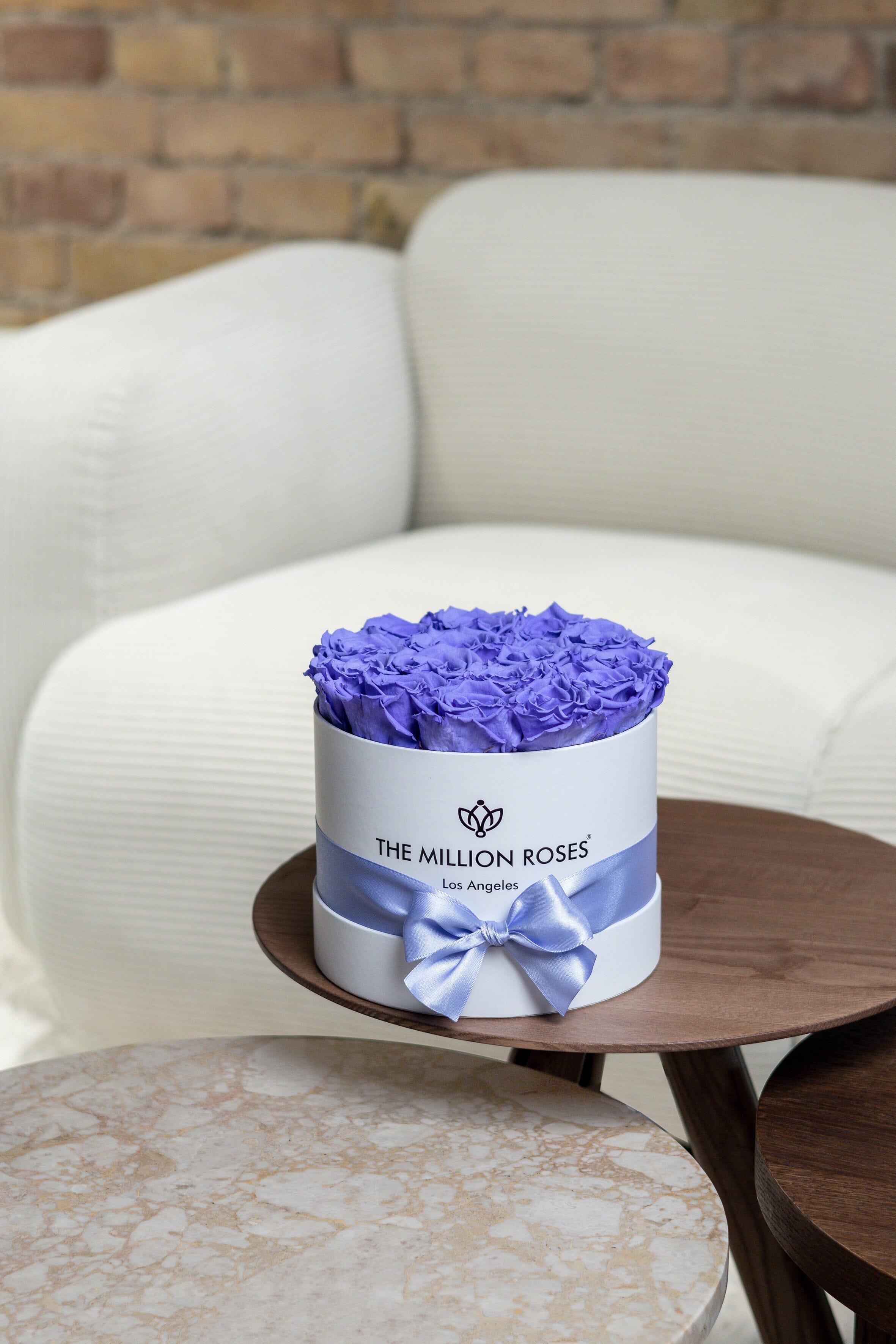 Classic Caja Blanca | Rosas Violeta