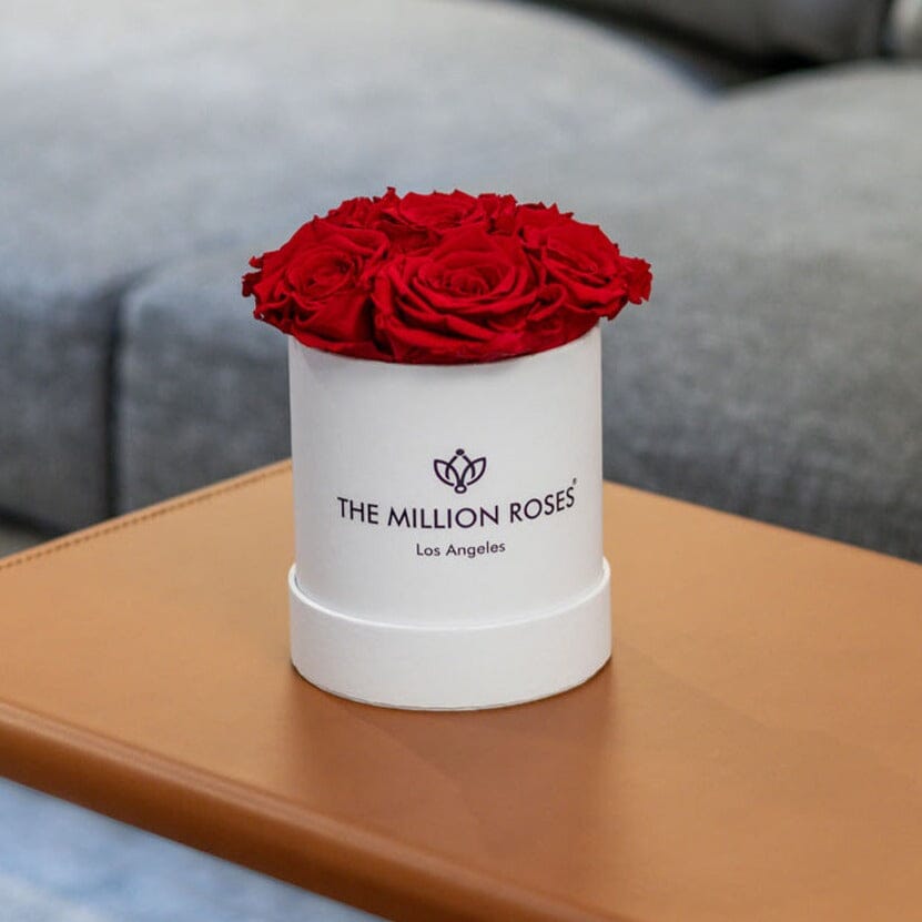 Basic White Box | Red Roses