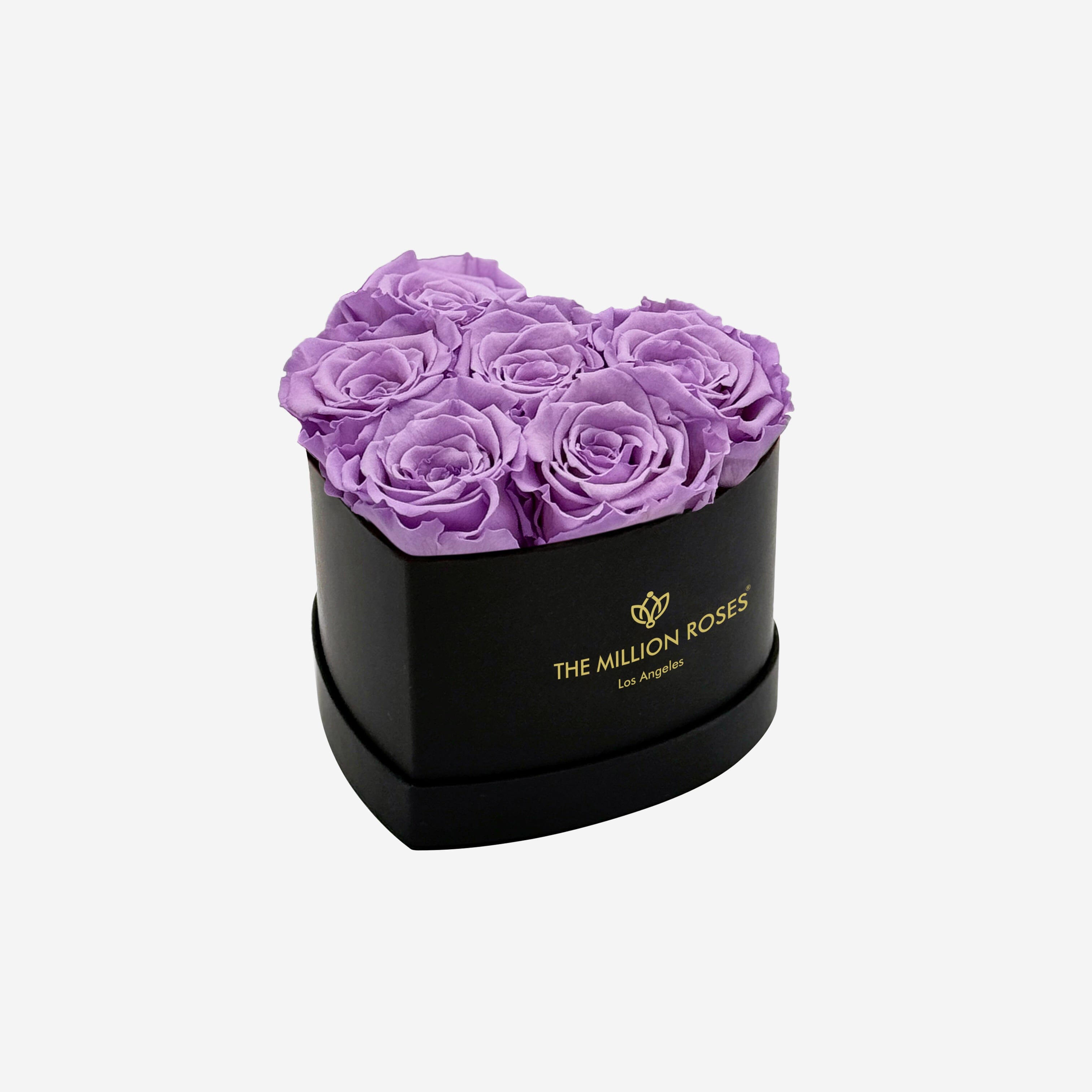 Baby Heart Black Box | Lavender Roses