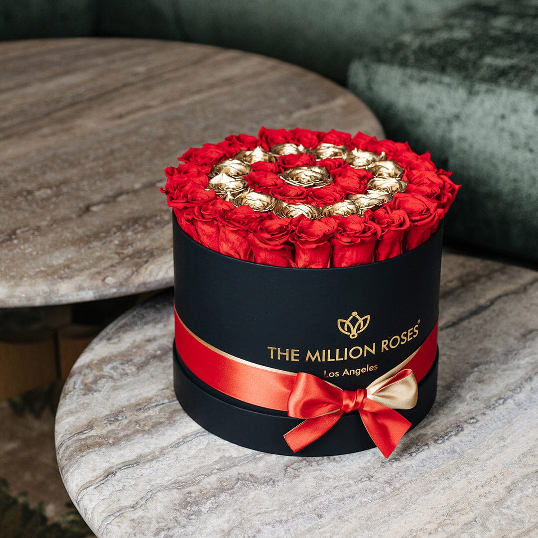 Supreme Black Box | Red & 24K Gold Roses | Target