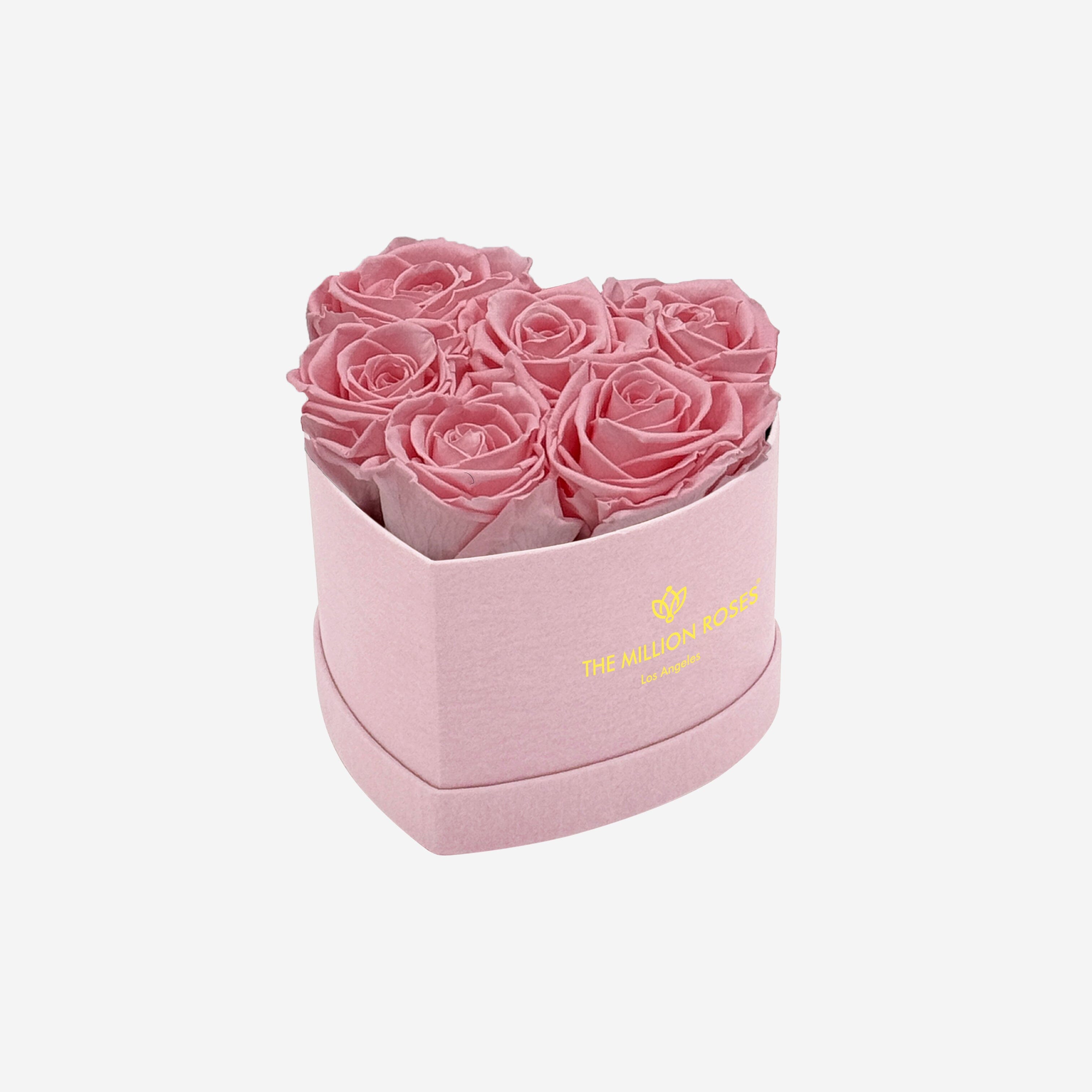 Baby Heart Light Pink Box | Light Pink Roses