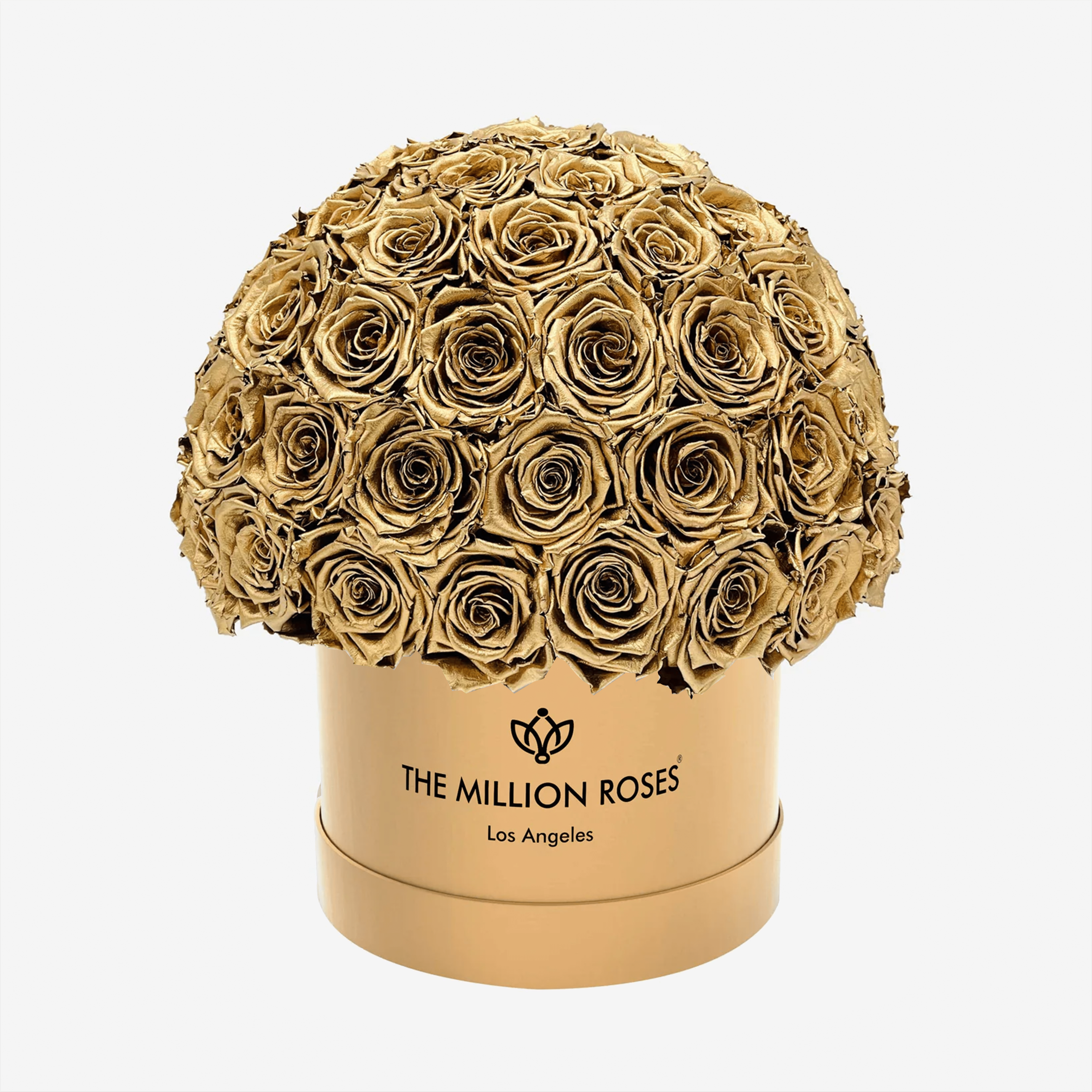 Classic Gold Superdome Box | Gold Roses