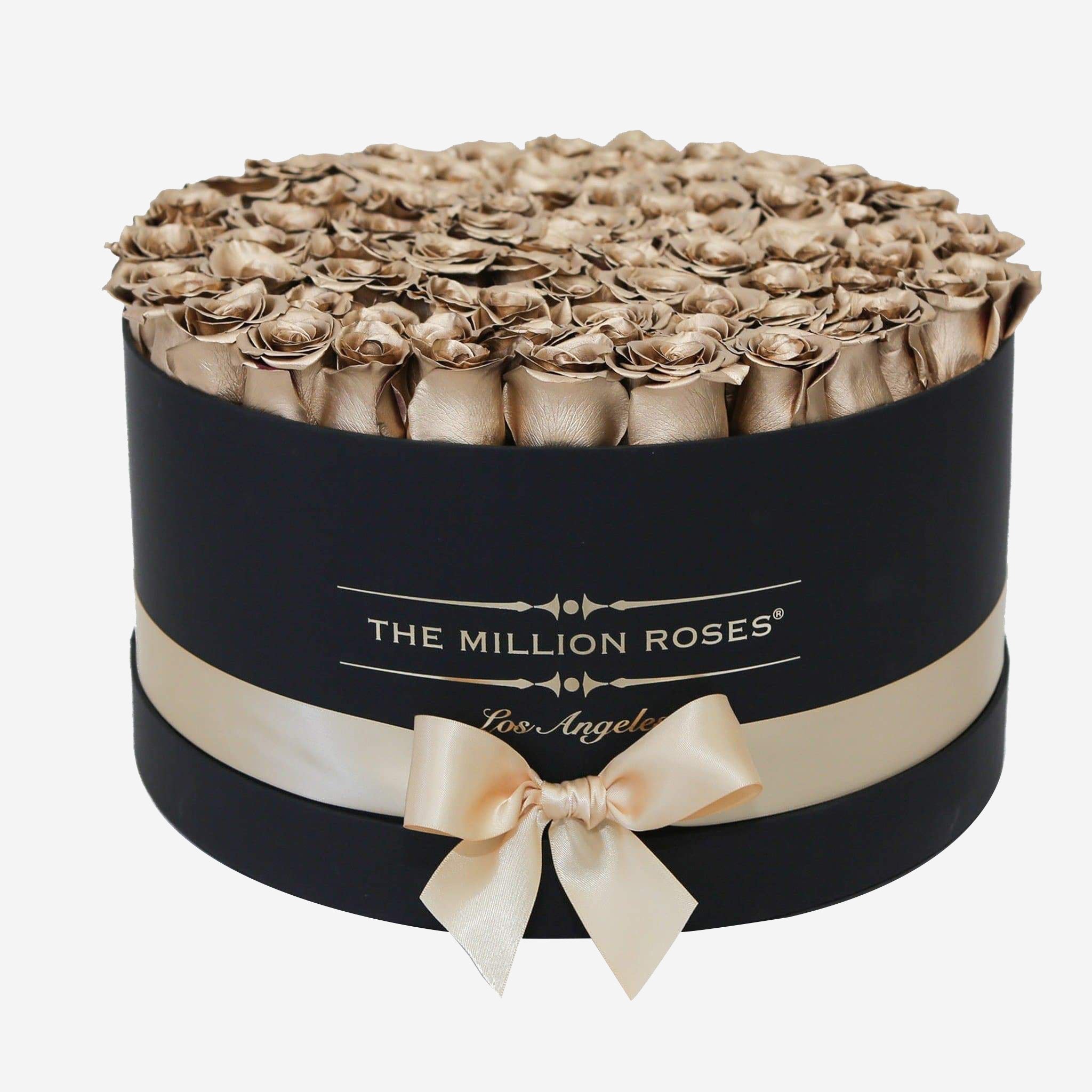 Deluxe White Box | 24K Gold Roses - The Million Roses