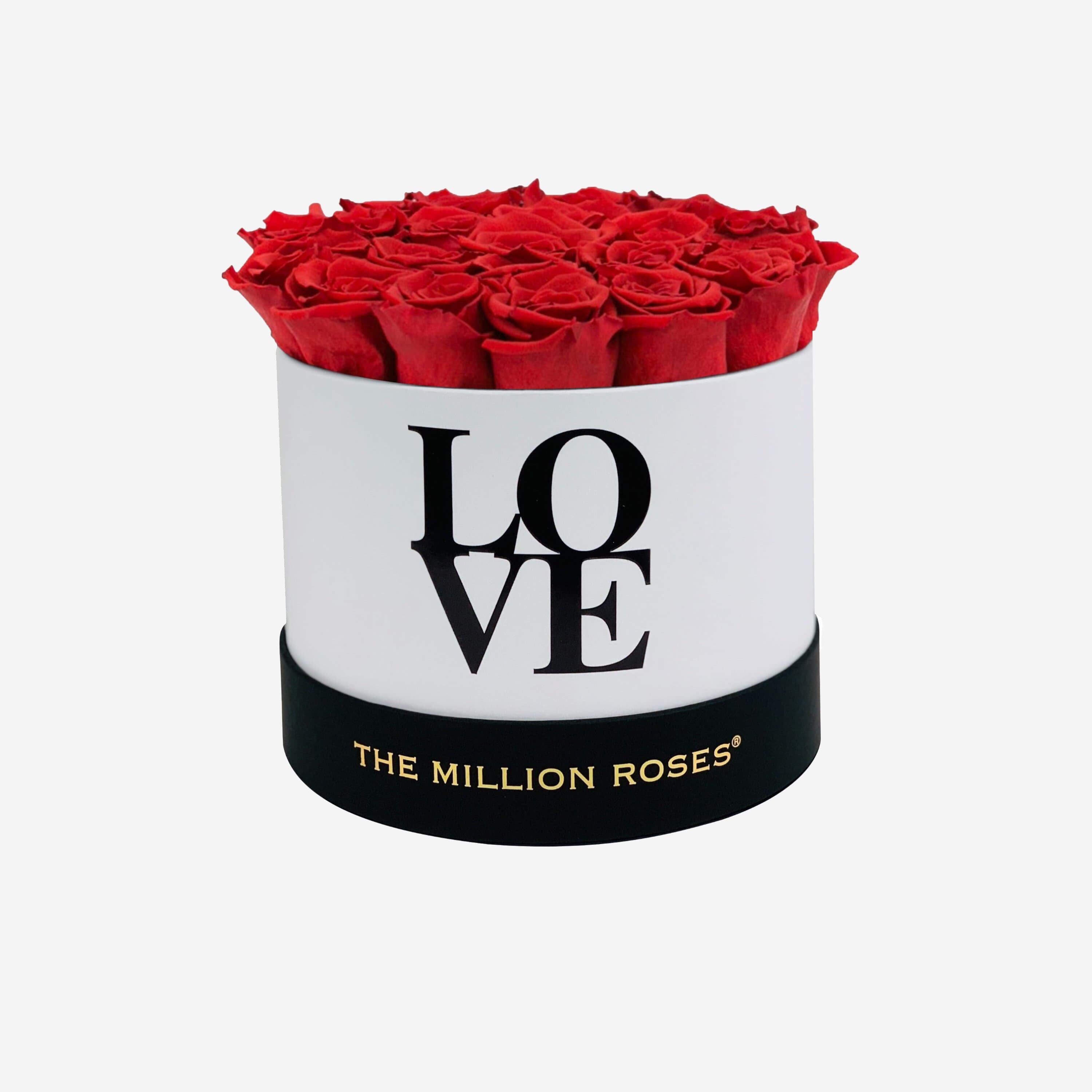 Classic White Box | Love Edition | Red Roses - The Million Roses