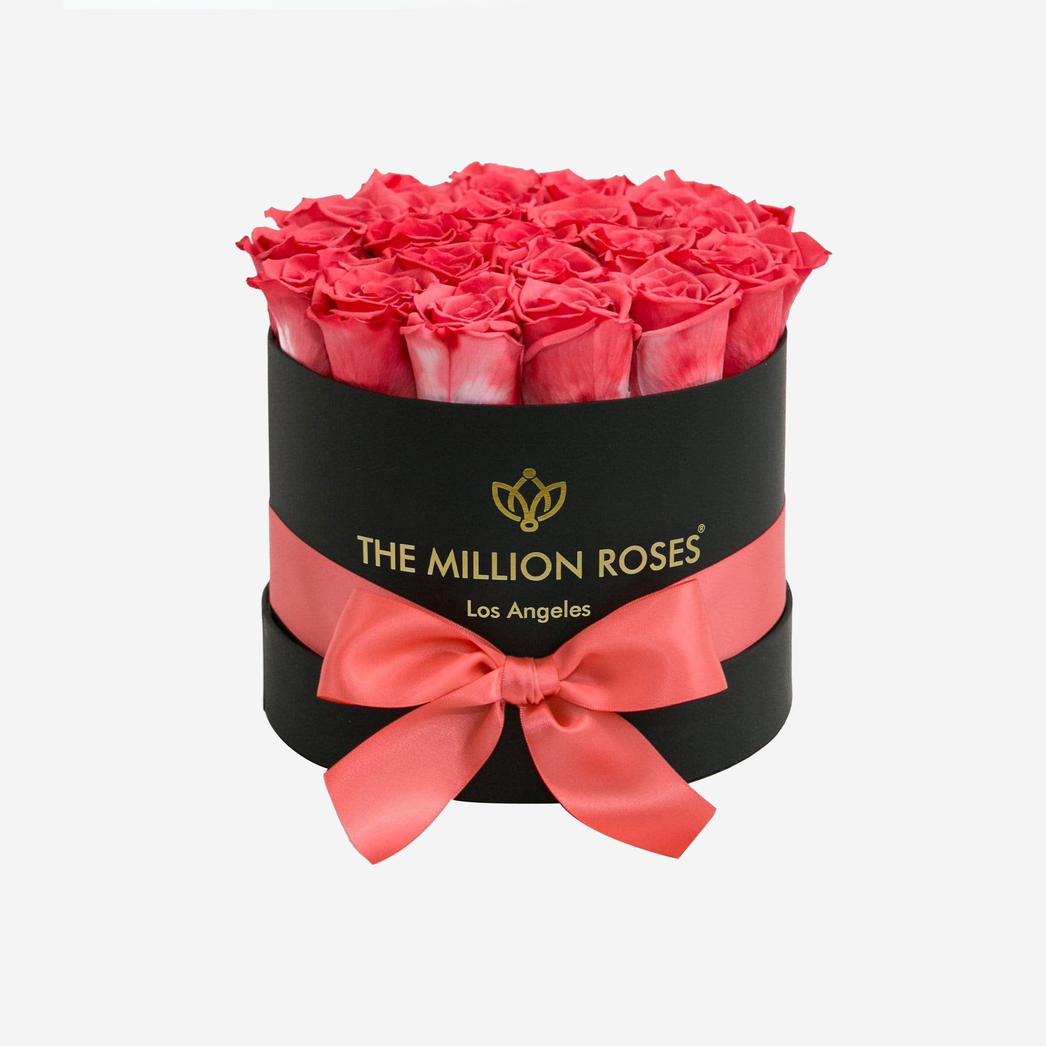 Classic Black Box | Coral Roses - The Million Roses