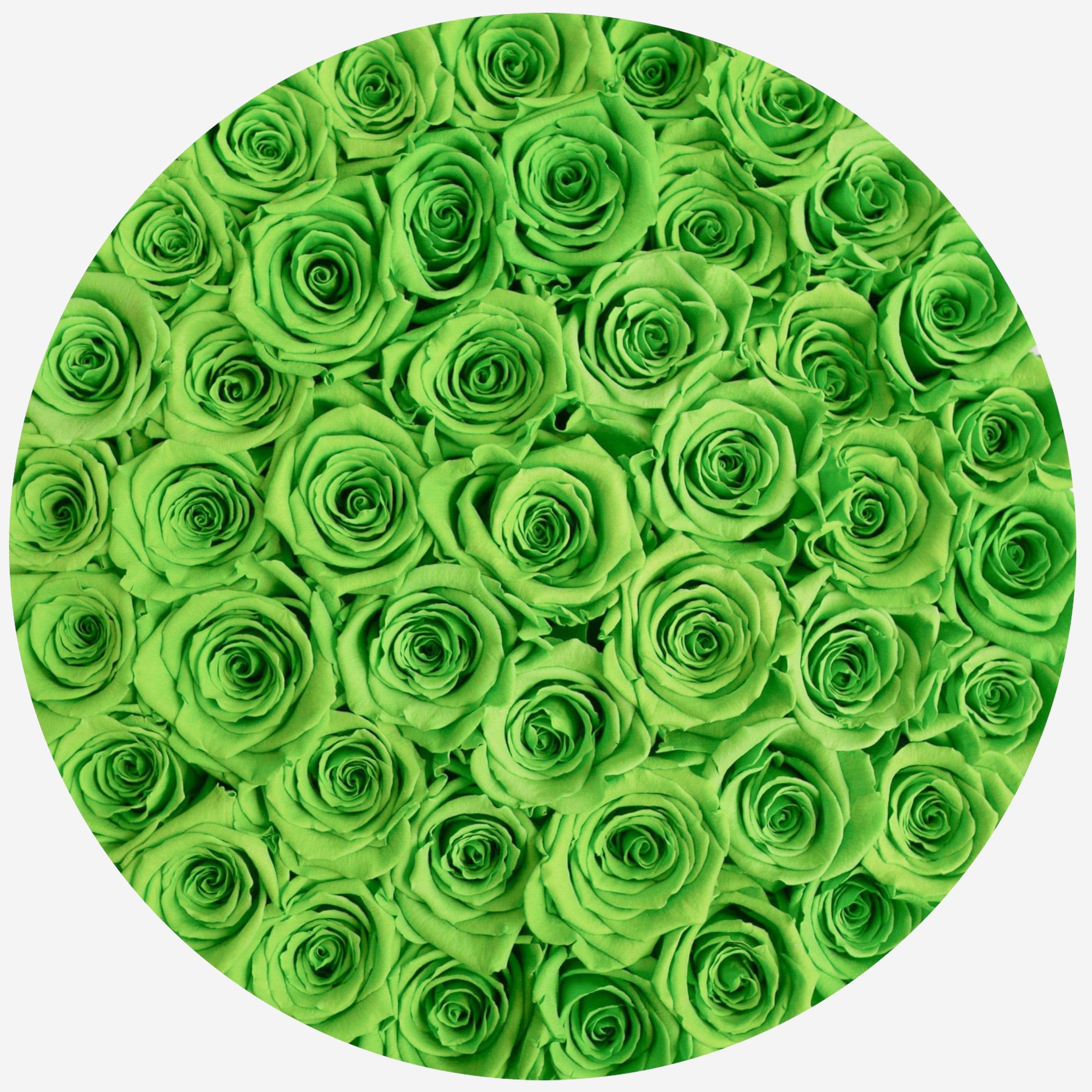 Supreme Black Box | Light Green Roses - The Million Roses